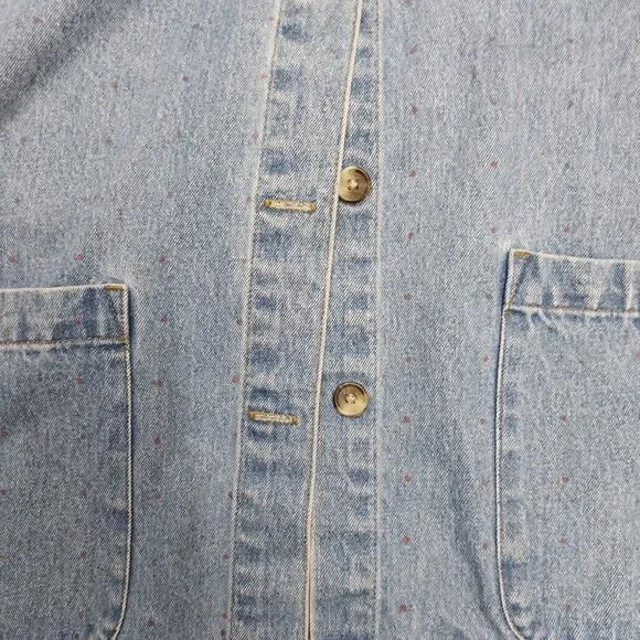 3756 Size 2X Upcycled Cabin Creek Denim Farm Jacket. - Picture 6 of 9